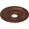 Ekena Millwork Melonie Ceiling Medallion (Fits Canopies up to 6 3/8"), 16"OD x 3 5/8"ID x 3/4"P, Copper Penny CM16MLCPS - alternate 3